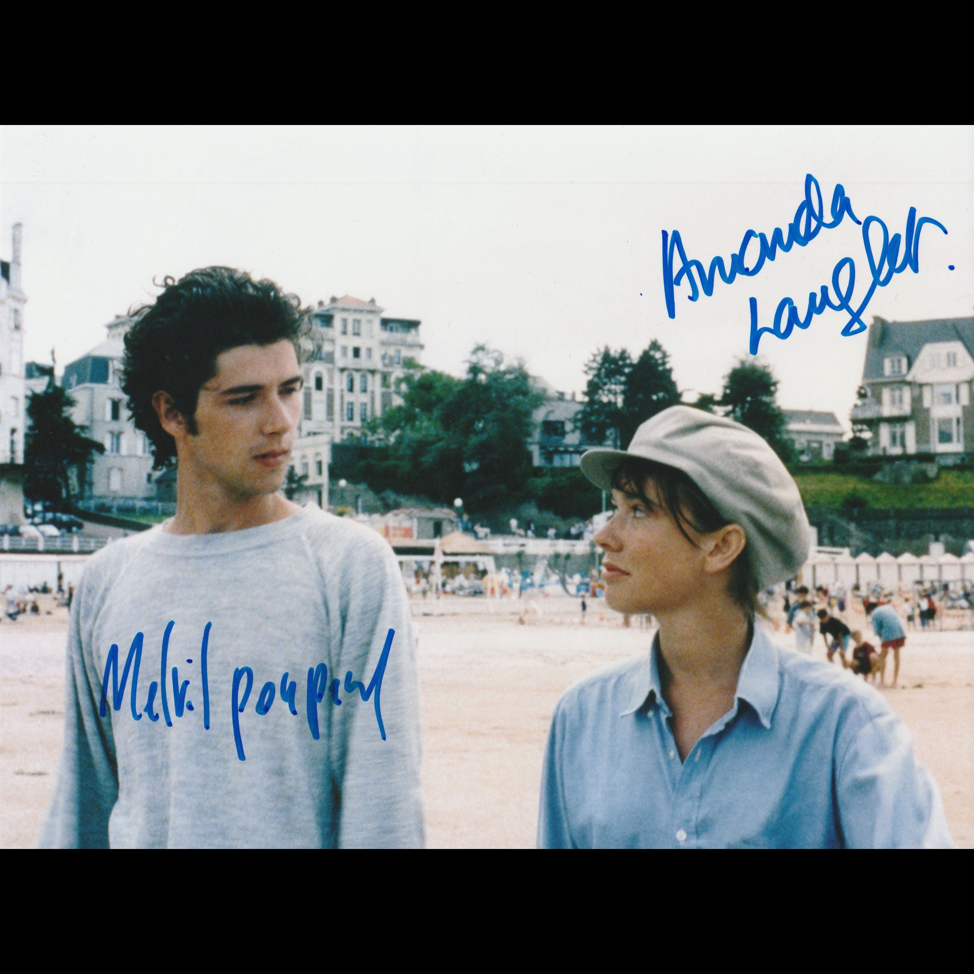 Amanda LANGLET, Melvil POUPAUD – Fresh and French autographs