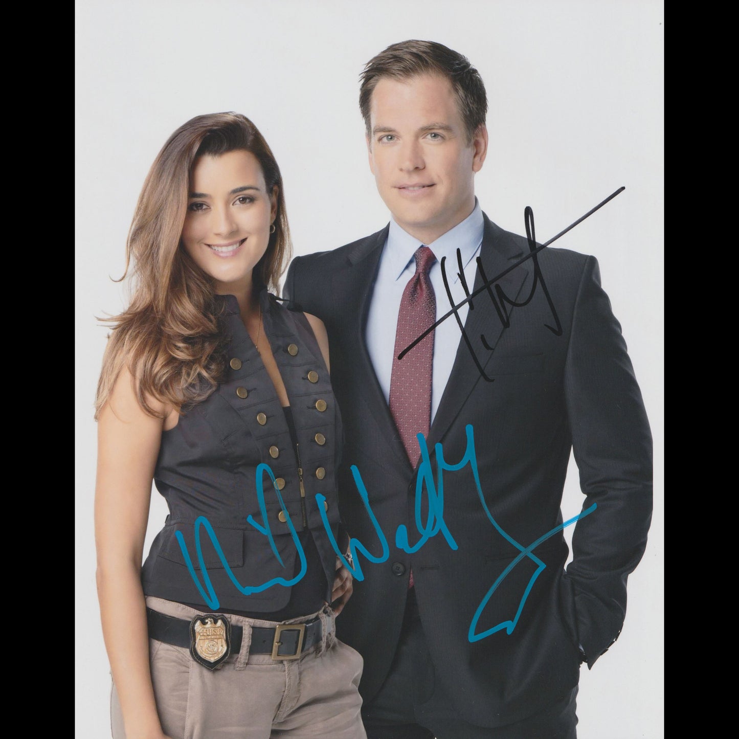 Michael WEATHERLY &amp; Cote DE PABLO (NCIS)