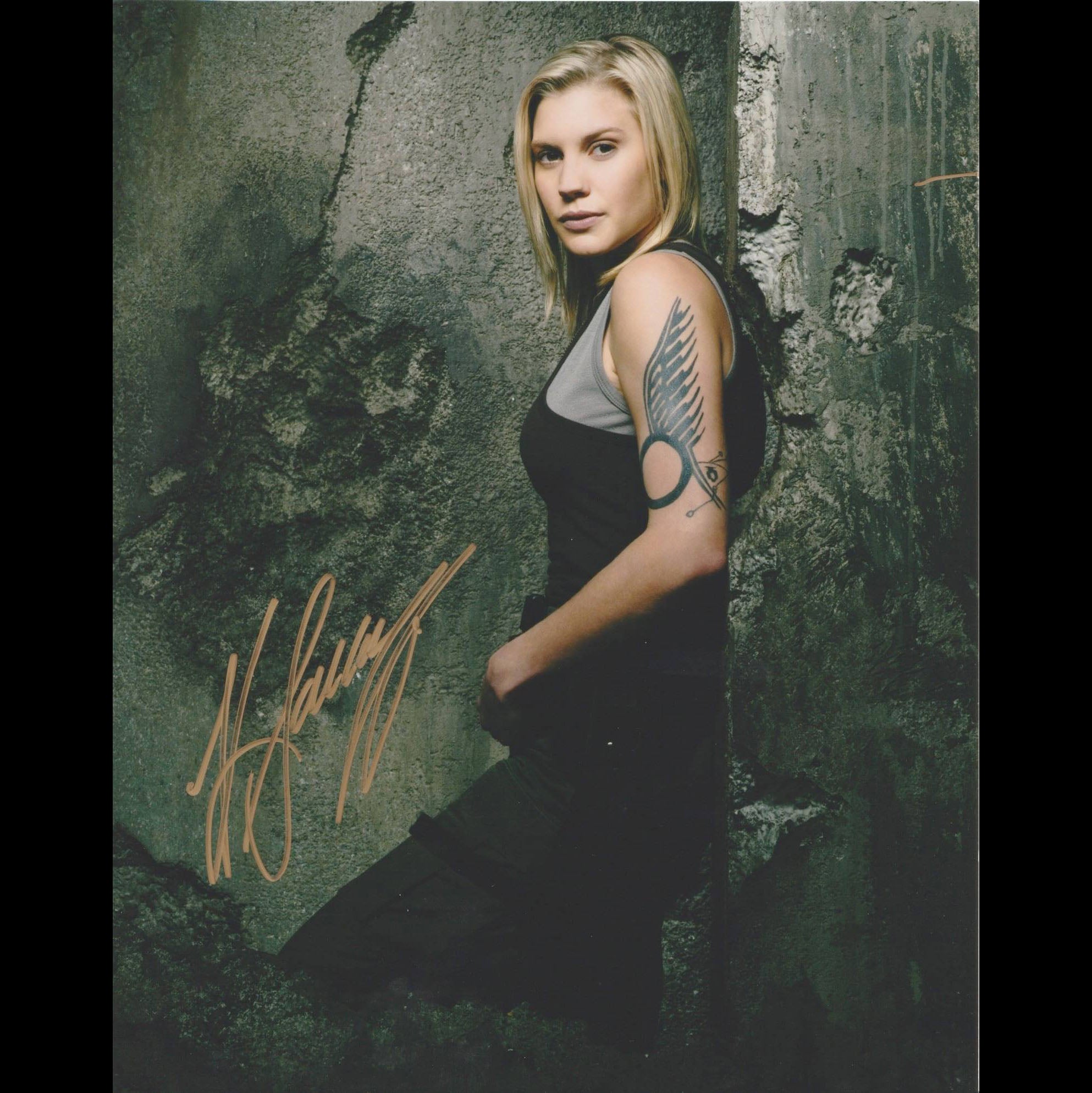 Katee SACKHOFF Battlestar Galactica Fresh And French Autographs katee-sackhoff-battlestar-galactica-fresh-and-french-autographs