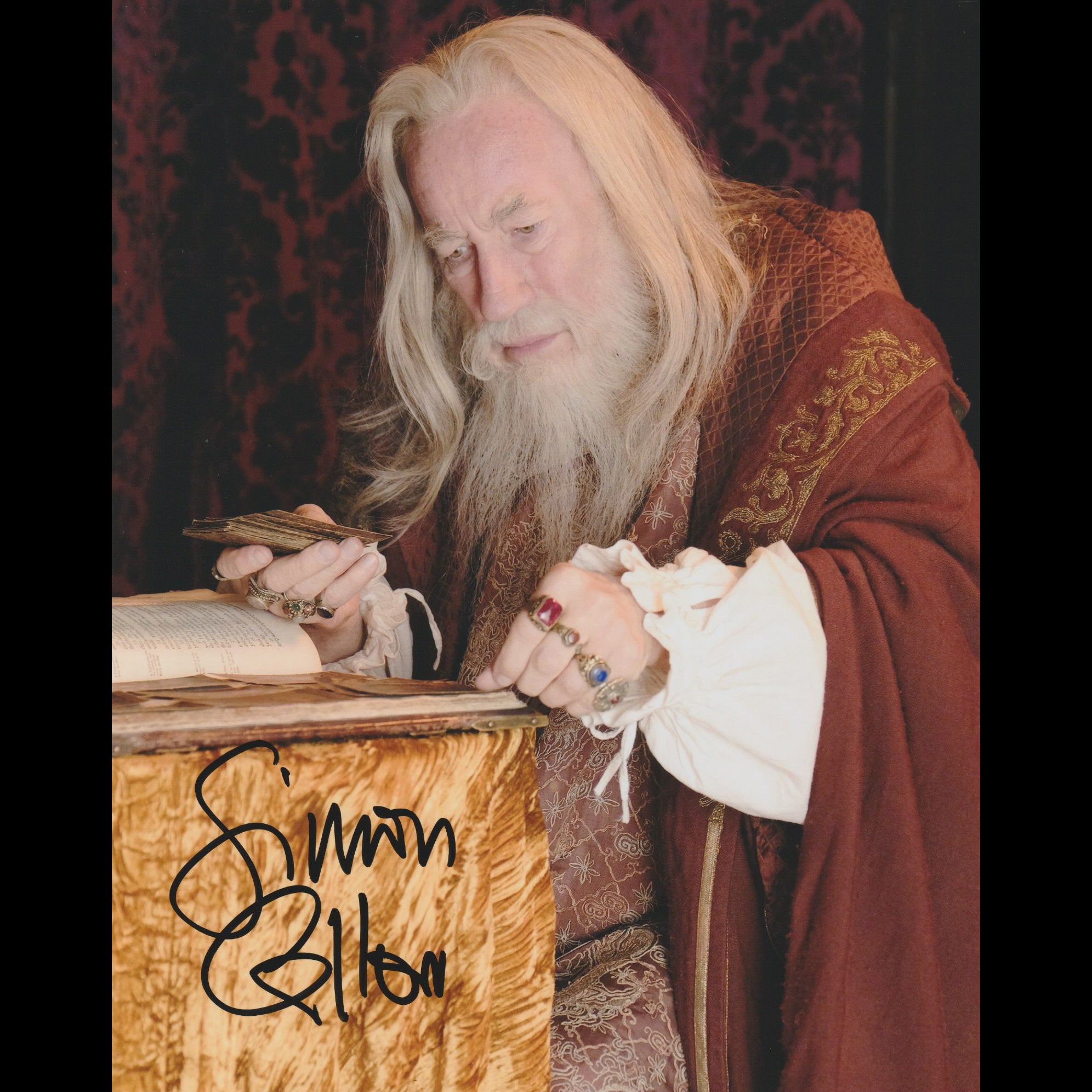 Simon CALLOW (Galavant) – Fresh and French autographs