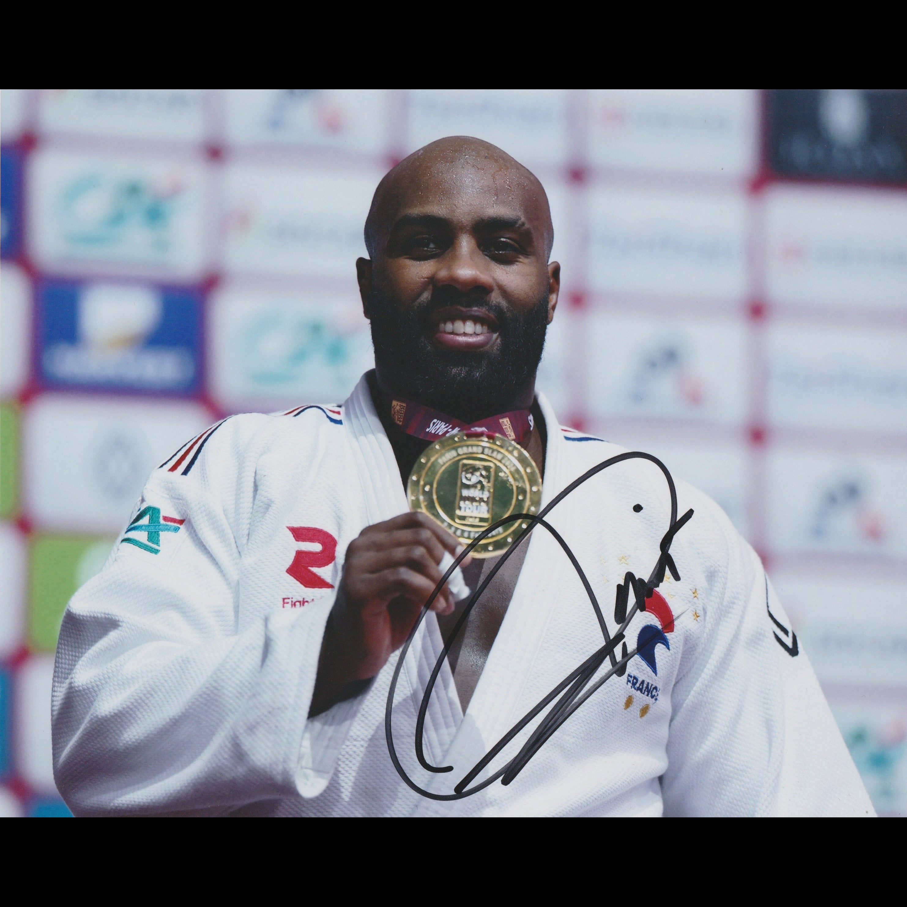 Teddy Riner Back Patch Teddy RINER – Fresh and French autographs